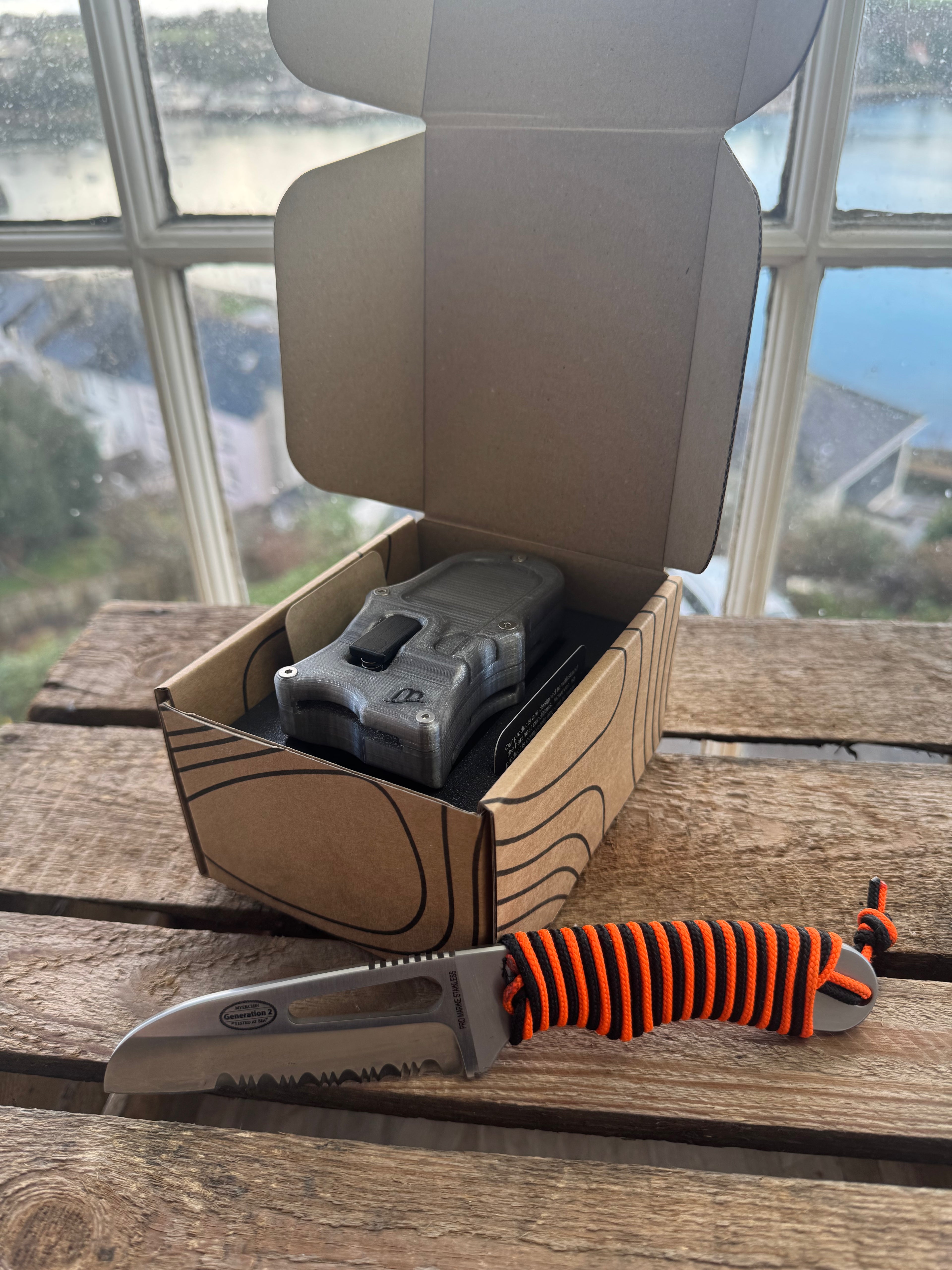 Myerchin Safety Dive knife and Dive Sheath combo